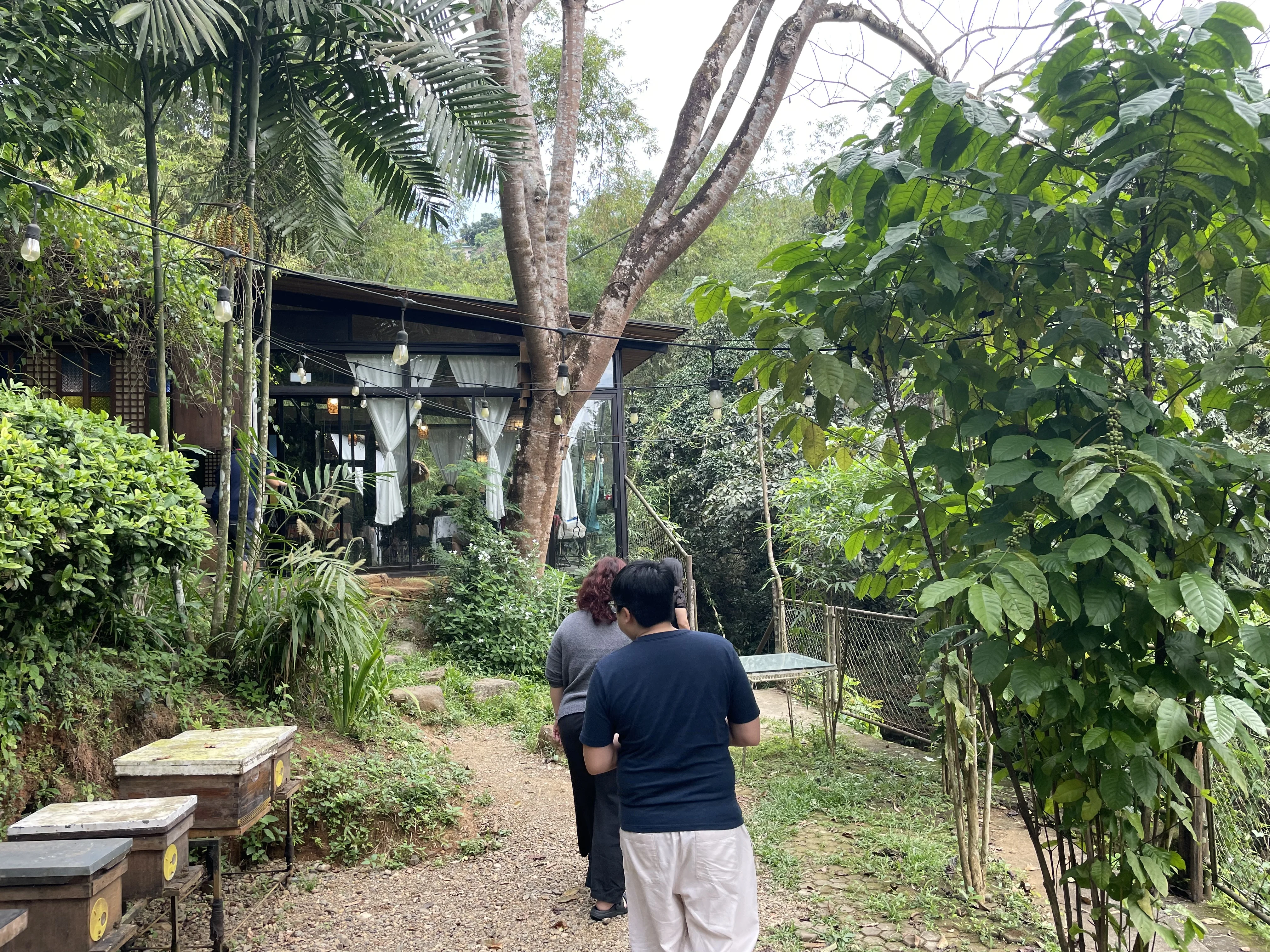 The dining room at Casa Mellifera