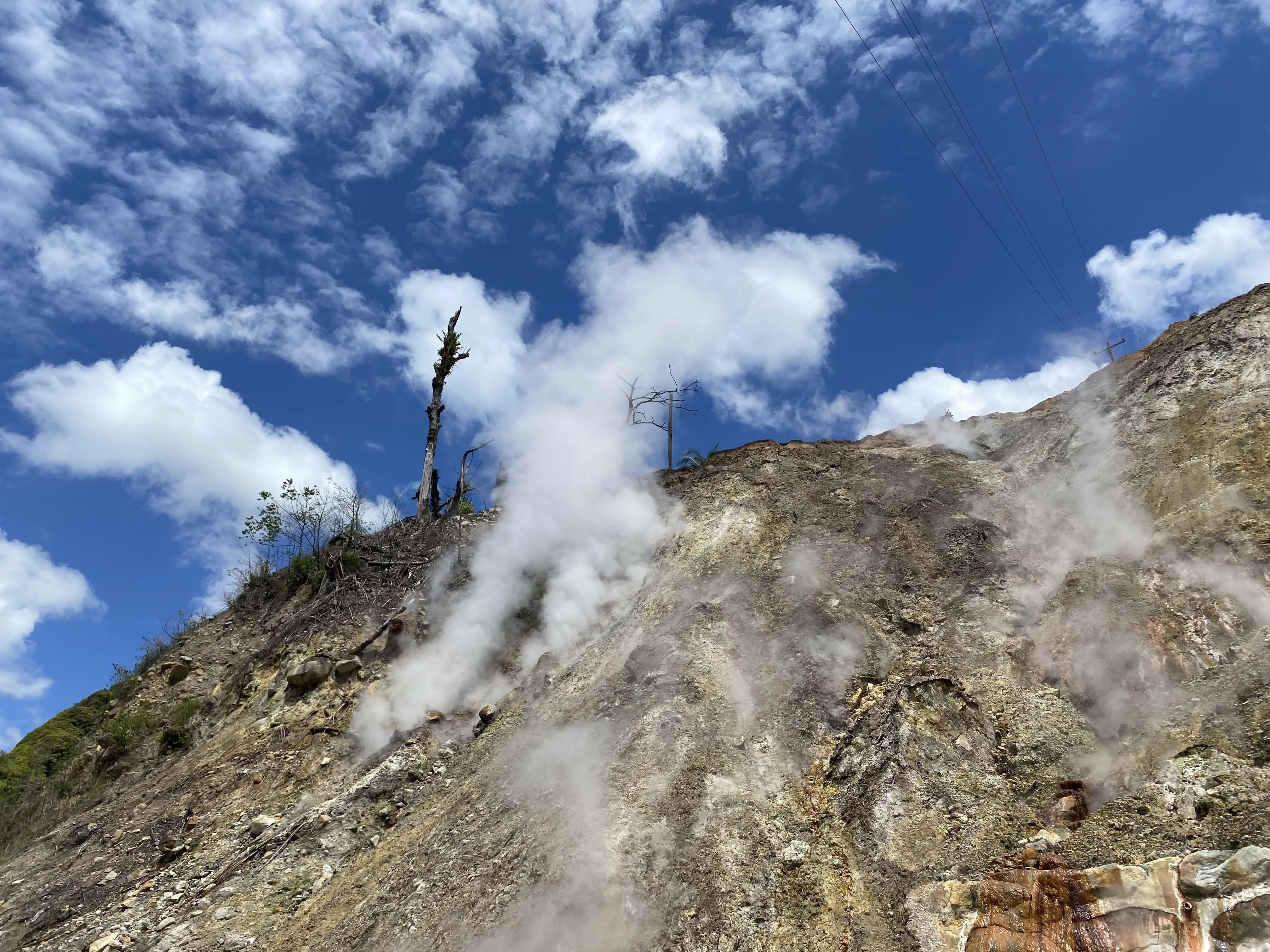 Sulfur vents in Dumaguete
