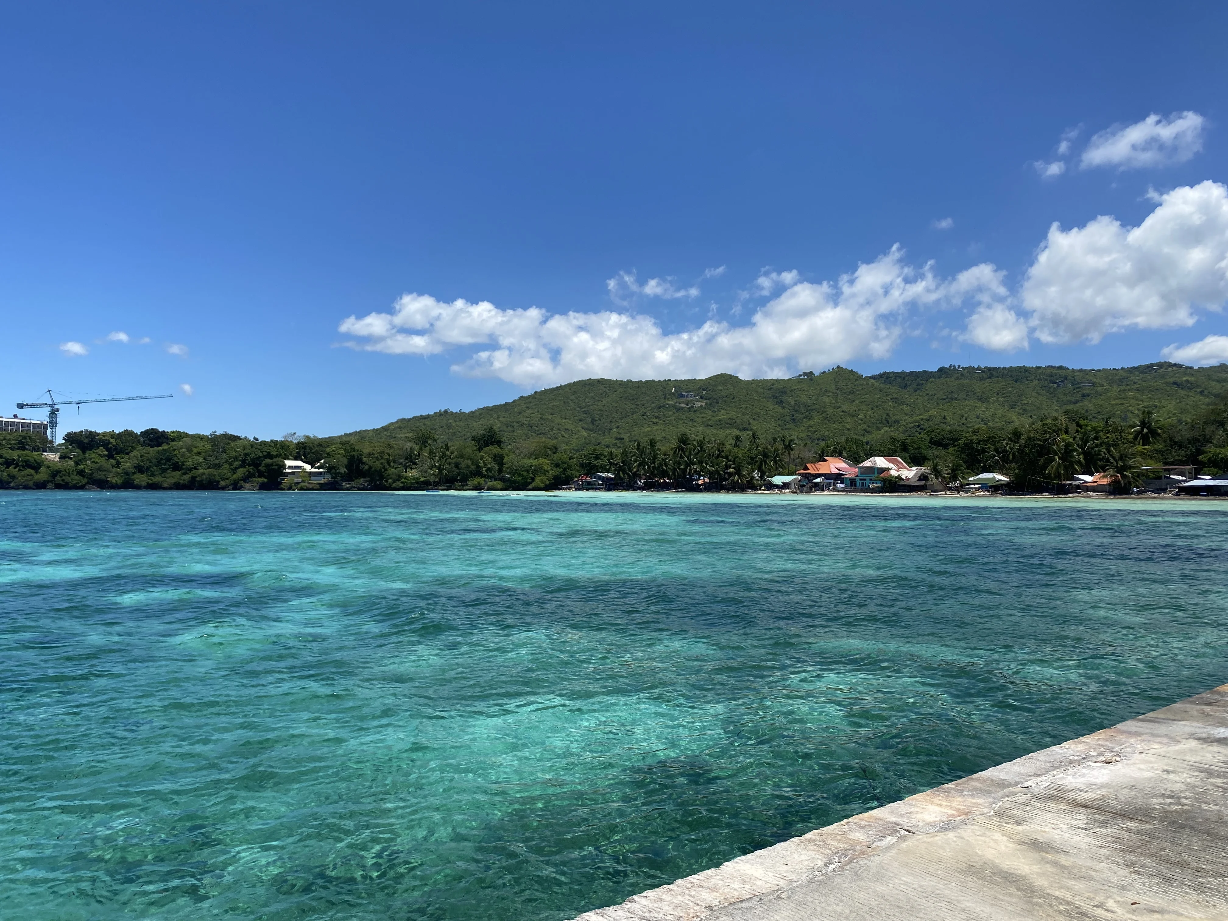 Arriving at Siquijor by ferry